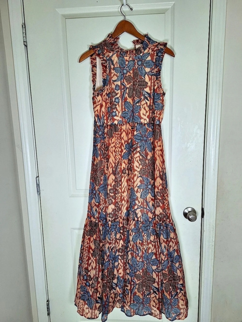 Marie Oliver Floral Multi Coloure Maxi Dress Size XS - Picture 3 of 10